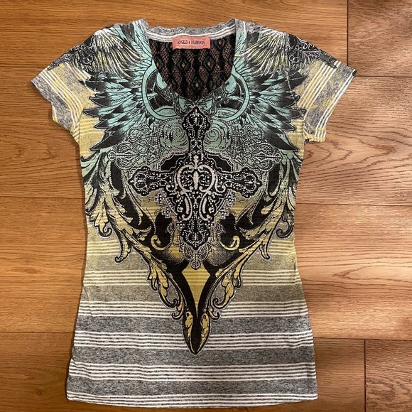 Buckle Tops - Buckle Angels and Diamonds - Women's Top - Size S